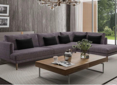 Wohnlandschaft Sofa Ecksofas L-Form Textilmöbel Moderne Einrichtung